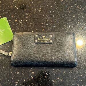 Kate Spade Large Black Wallet